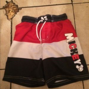 Cute little boy swim trunks